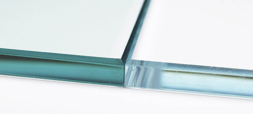 Vidro incolor e extra clear