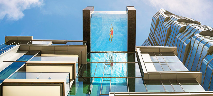 Visor de piscina