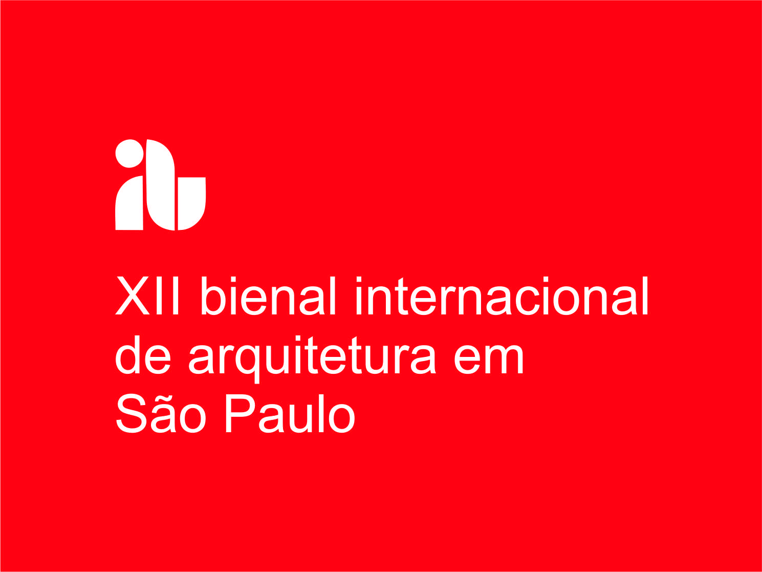 XII Bienal de Arquitetura de São Paulo