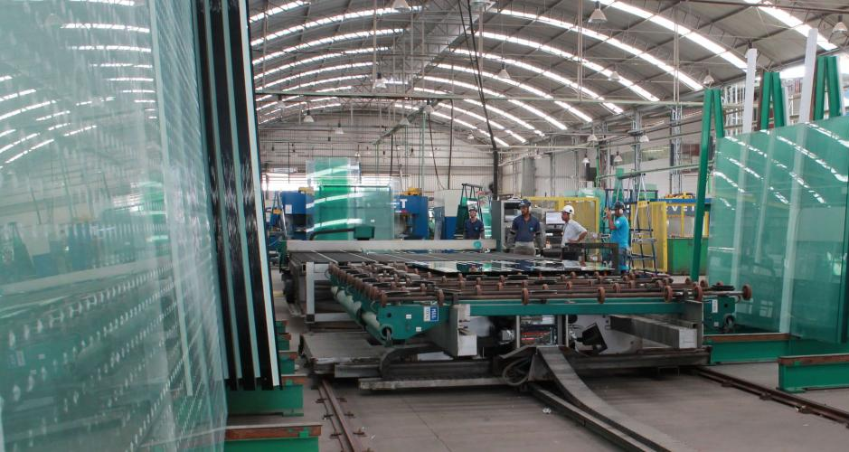 industria do beneficiamento do vidro