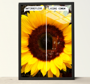 vidro antireflexo