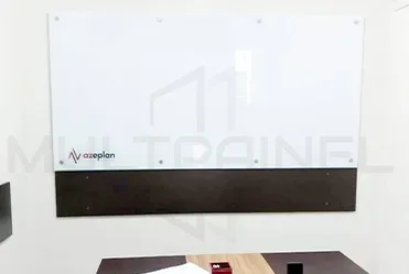 archglass multpainel lousa de vidro com logotipo